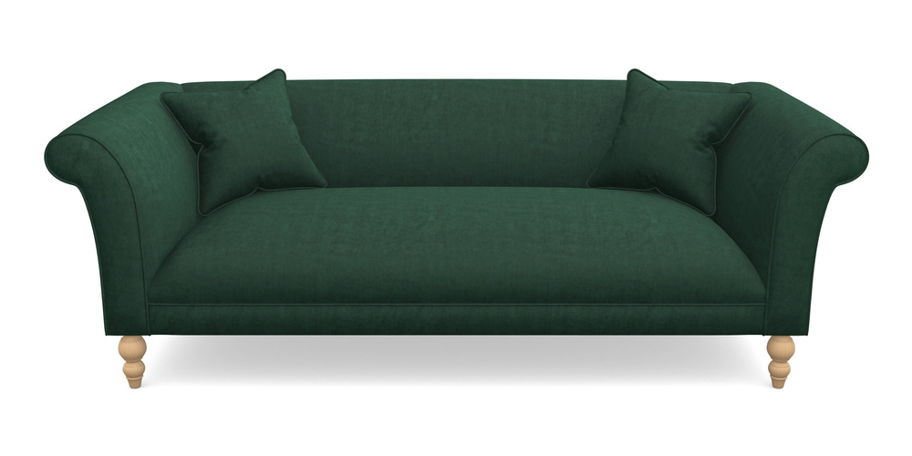 Product photograph of Orford Bespoke 3 Seater Sofas In Clever Tough And Eco Velvet - Pine from Sofas and Stuff Limited