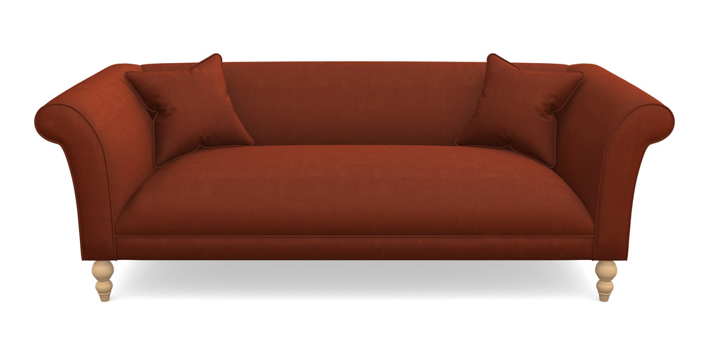 Product photograph of Orford Bespoke 3 Seater Sofas In Clever Tough And Eco Velvet - Tawny from Sofas and Stuff Limited