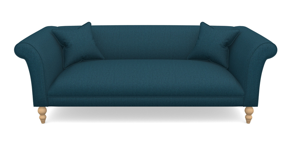 Product photograph of Orford Bespoke 3 Seater Sofas In Plain Linen Cotton - Ink Pot from Sofas and Stuff Limited