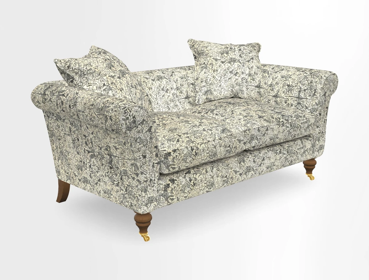 Otley 3 Seater Sofa in RHS Botanicals Palm Leaf Corn