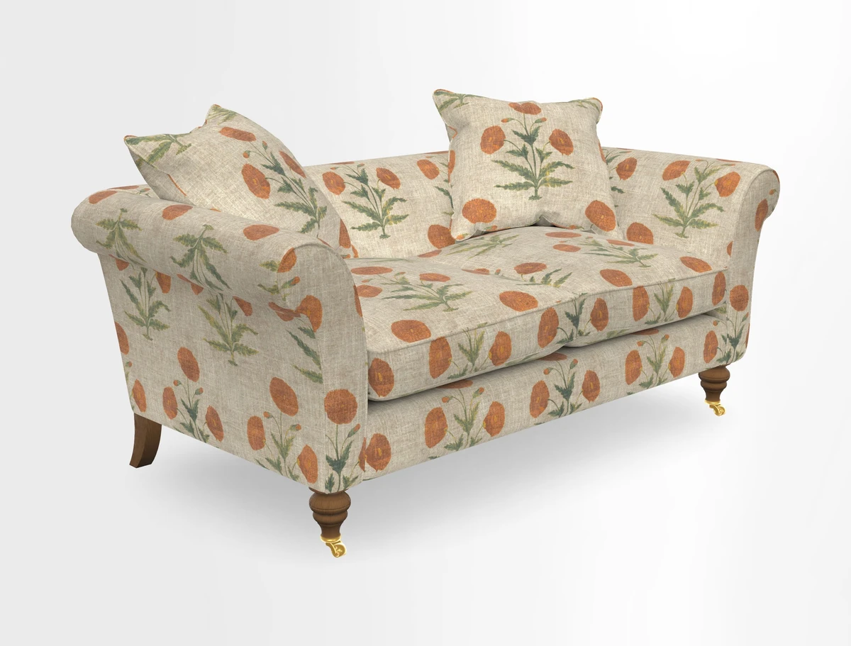Otley 3 Seater Sofa in RHS Botanicals Palm Leaf Corn