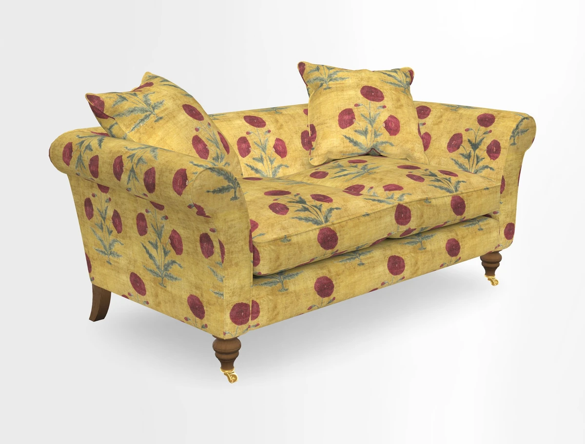 Otley 3 Seater Sofa in RHS Botanicals Palm Leaf Corn