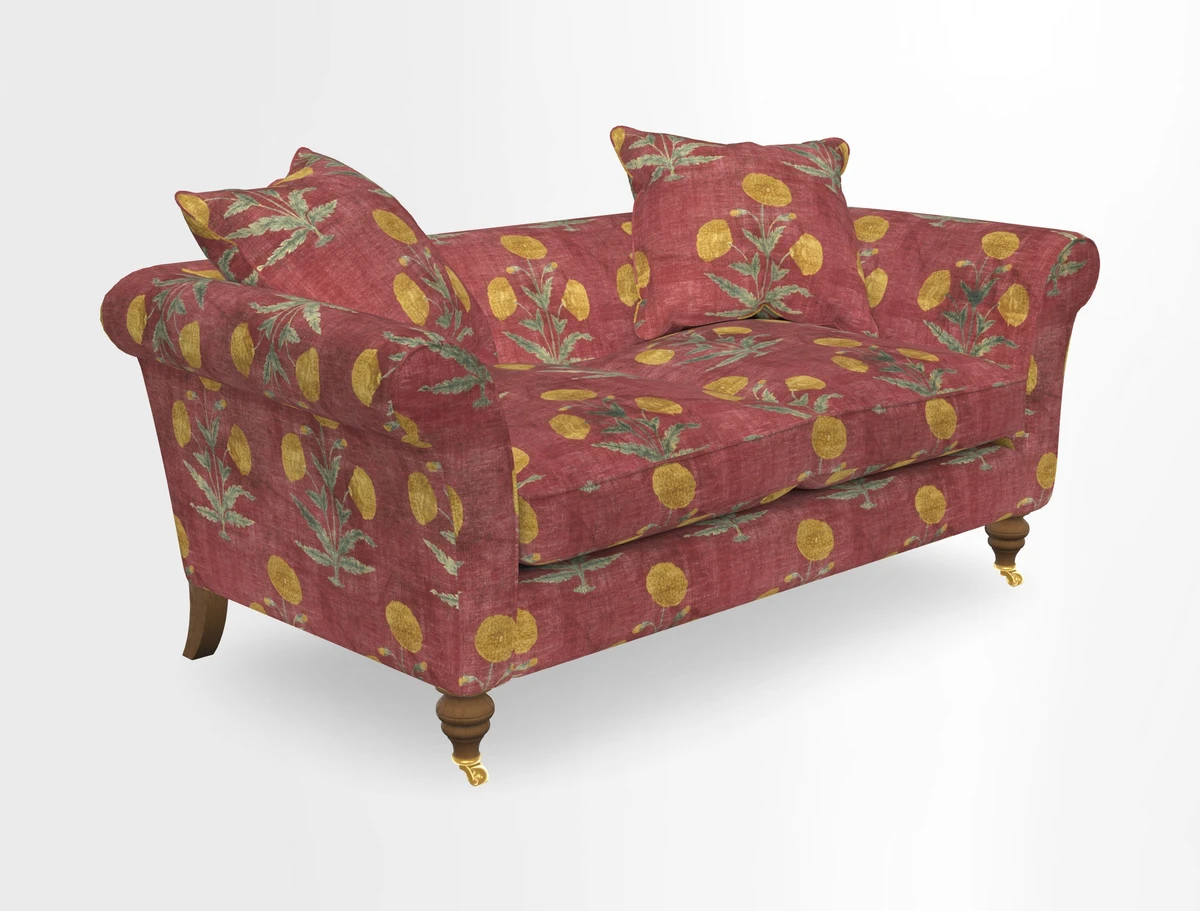 Otley 3 Seater Sofa in RHS Botanicals Palm Leaf Corn