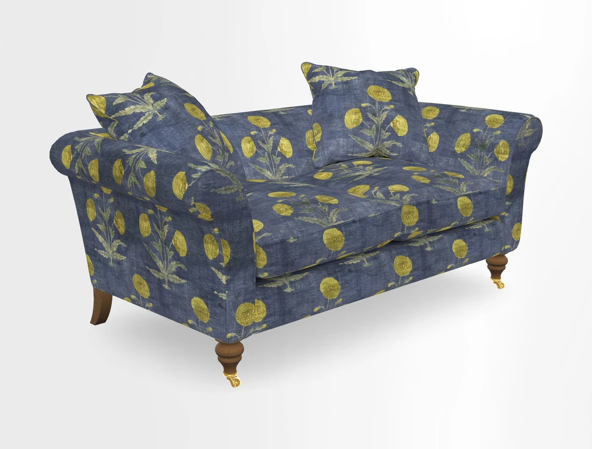 Otley 3 Seater Sofa in RHS Botanicals Palm Leaf Corn