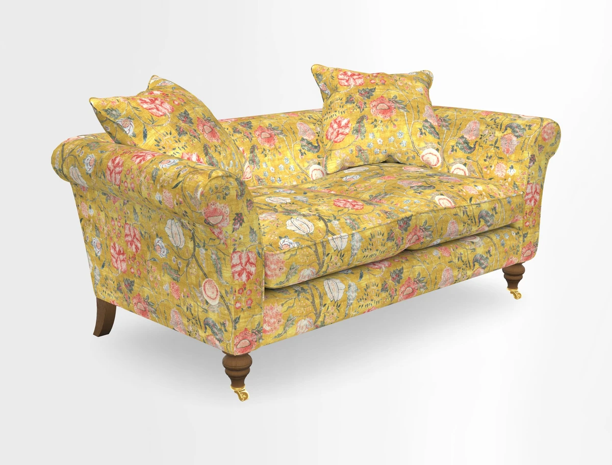 Otley 3 Seater Sofa in RHS Botanicals Palm Leaf Corn