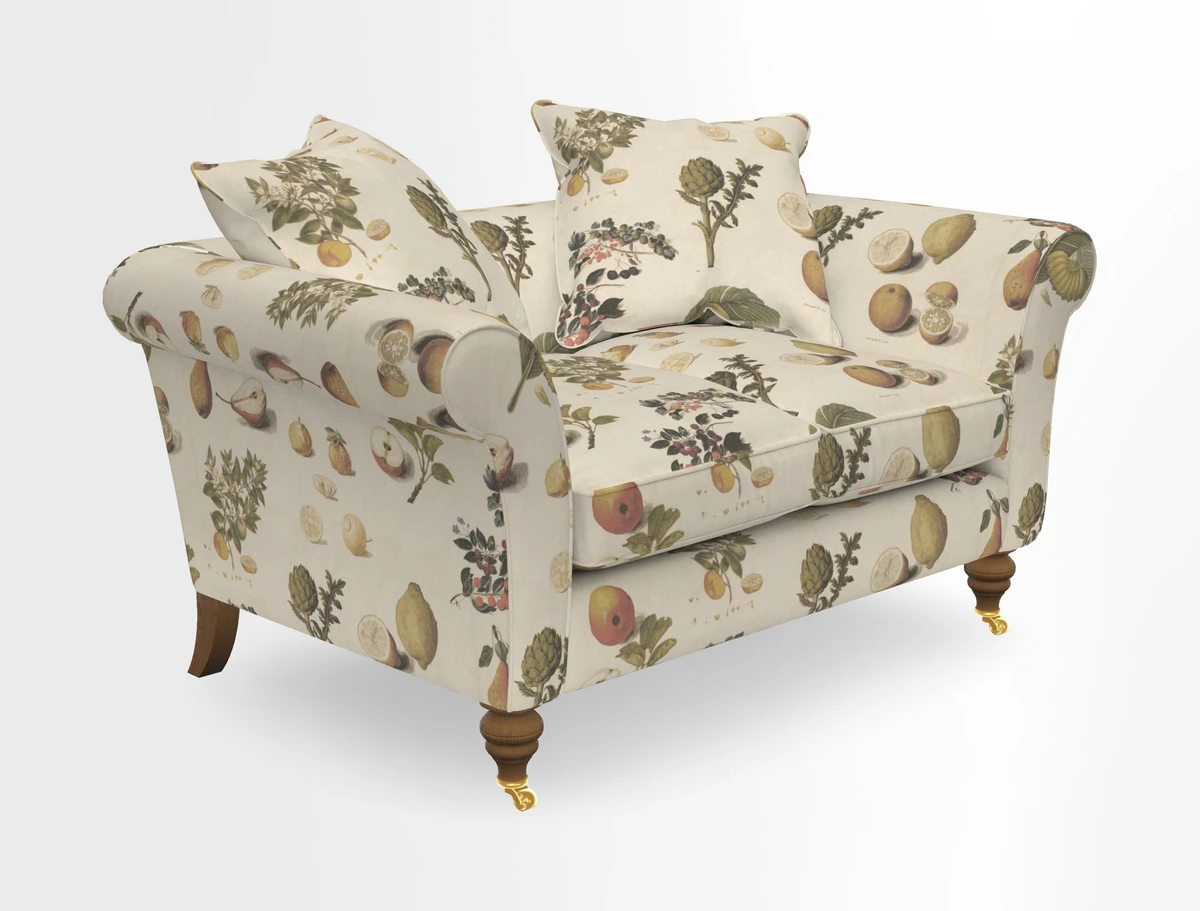 Otley 3 Seater Sofa in RHS Botanicals Palm Leaf Corn