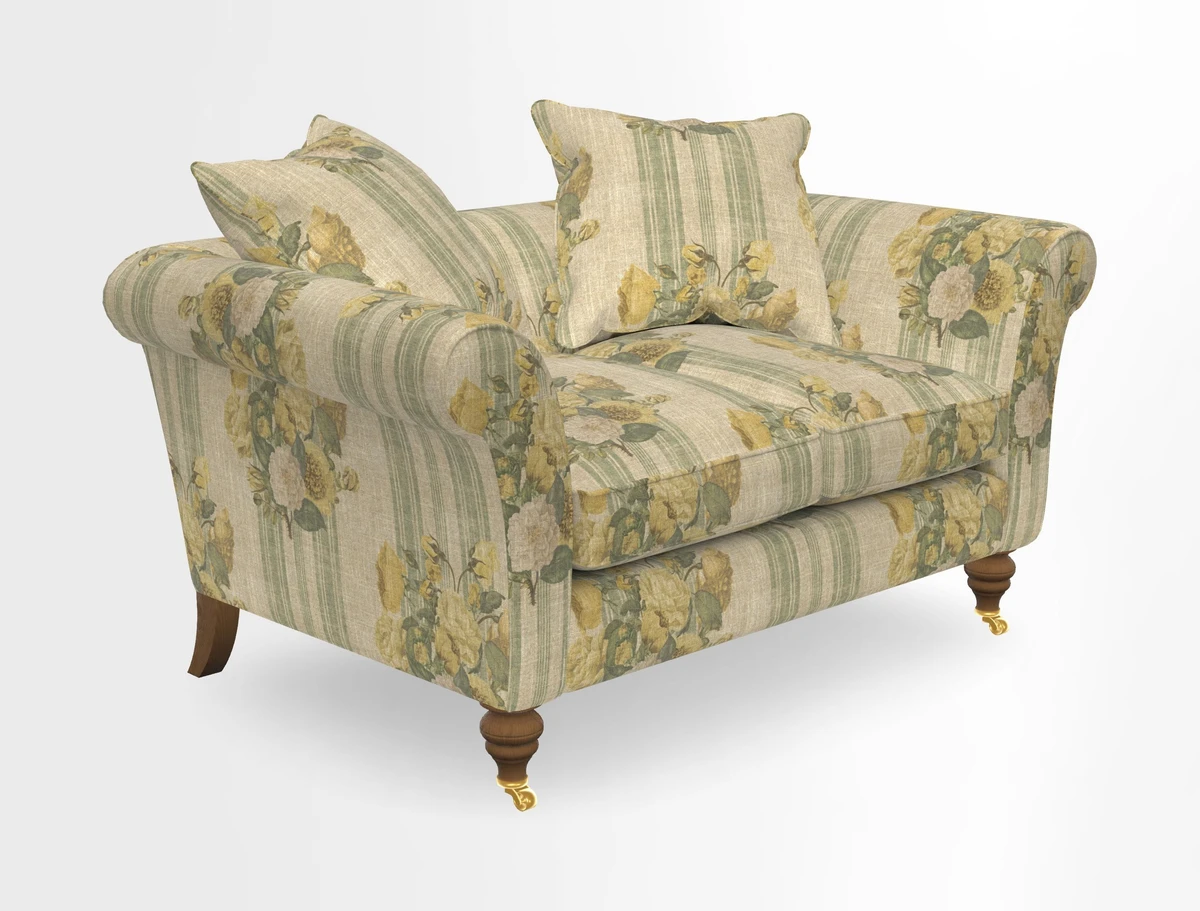 Otley 3 Seater Sofa in RHS Botanicals Palm Leaf Corn
