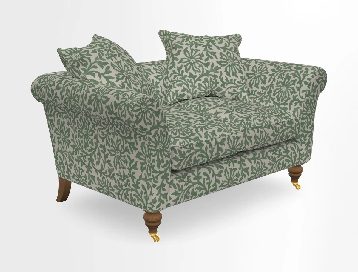 Otley 3 Seater Sofa in RHS Botanicals Palm Leaf Corn