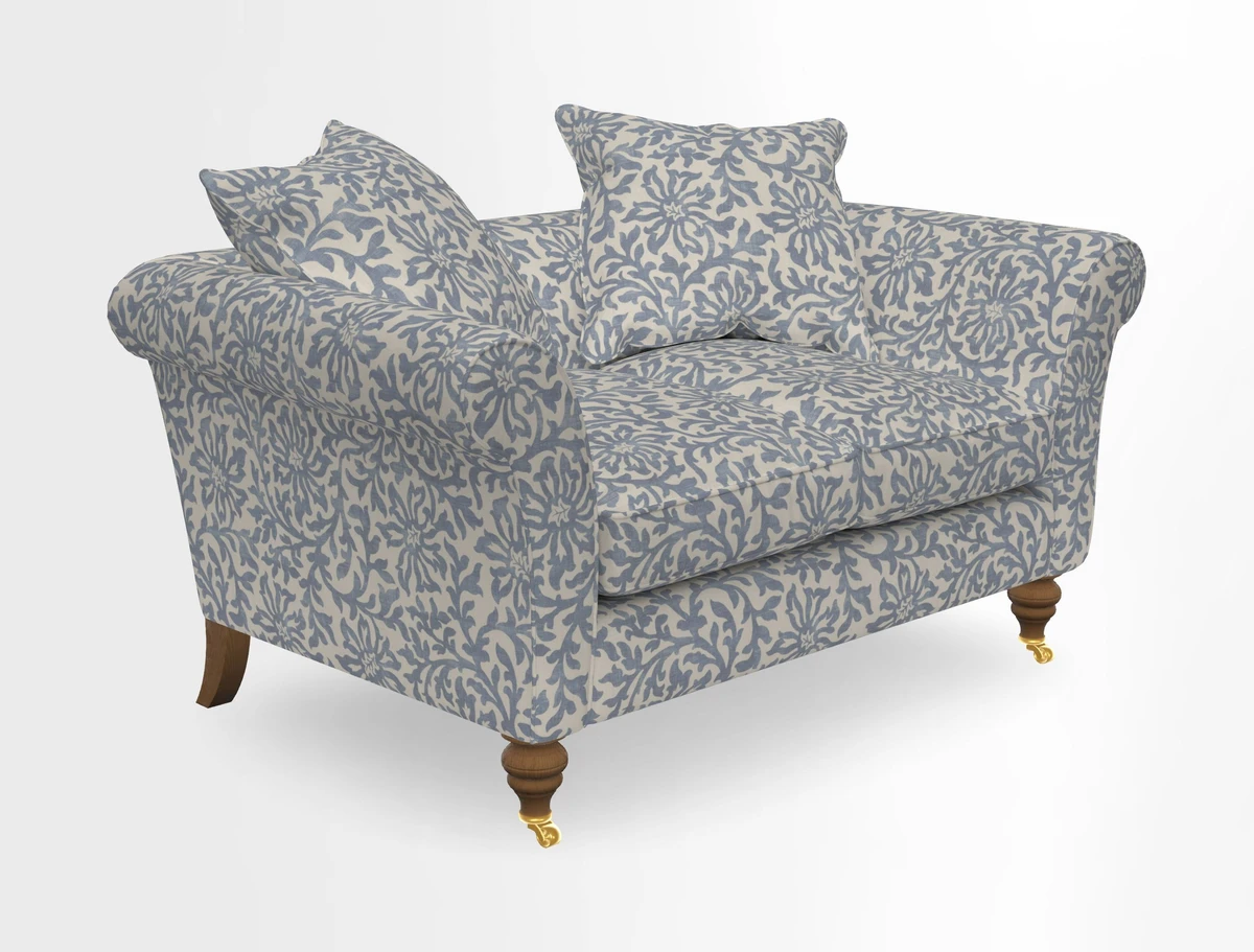 Otley 3 Seater Sofa in RHS Botanicals Palm Leaf Corn