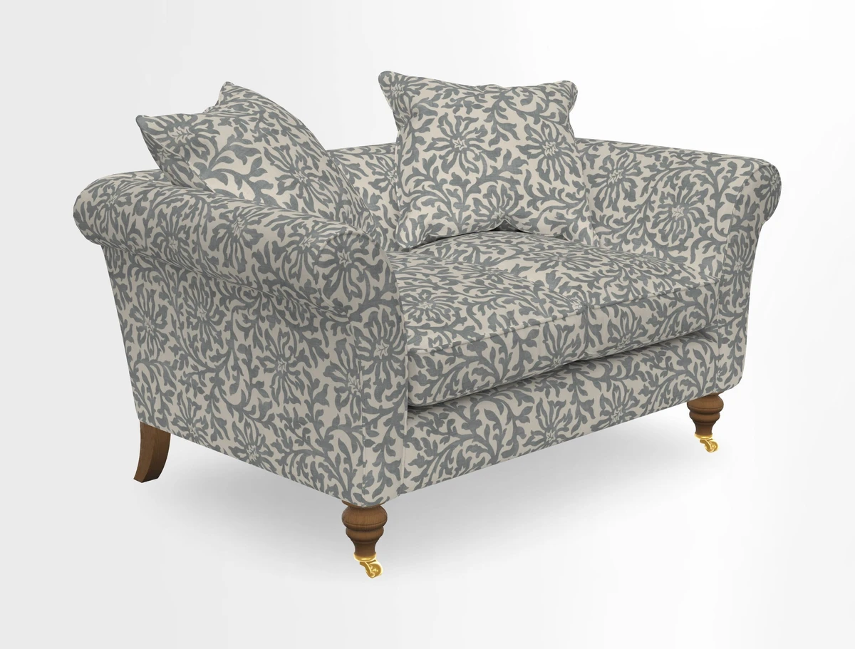 Otley 3 Seater Sofa in RHS Botanicals Palm Leaf Corn