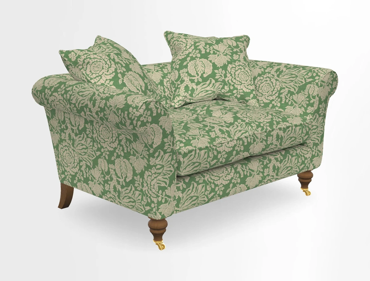 Otley 3 Seater Sofa in RHS Botanicals Palm Leaf Corn