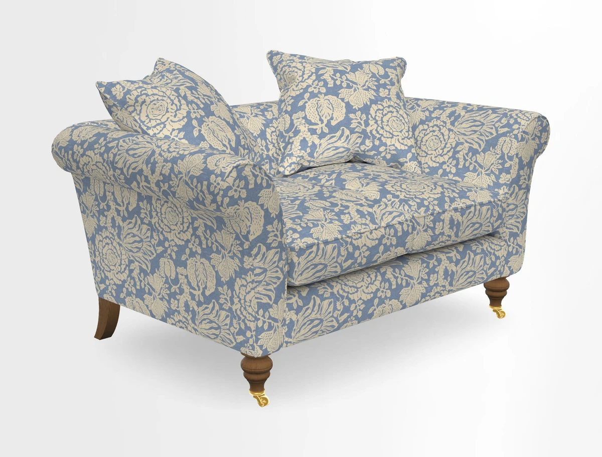 Otley 3 Seater Sofa in RHS Botanicals Palm Leaf Corn