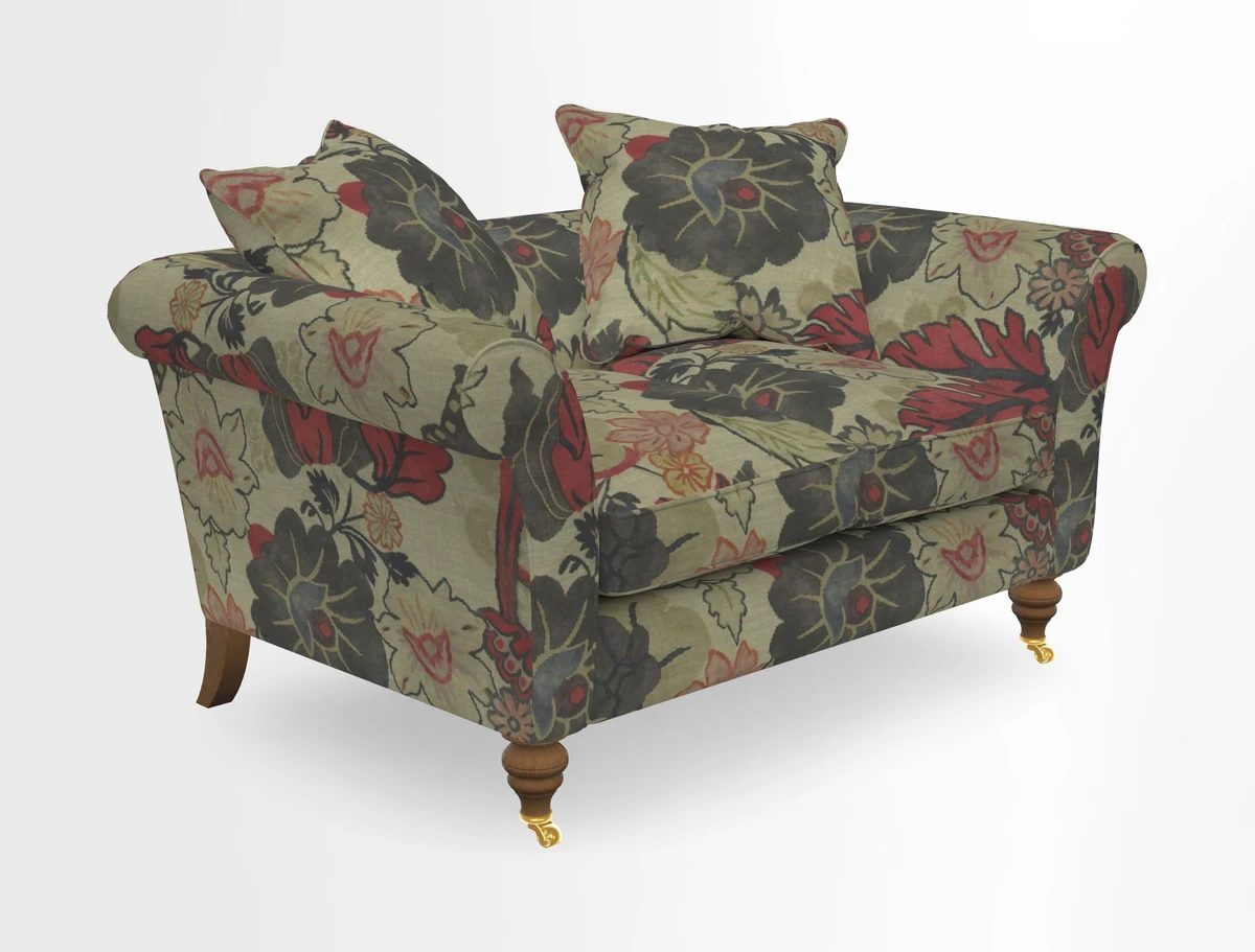 Otley 3 Seater Sofa in RHS Botanicals Palm Leaf Corn