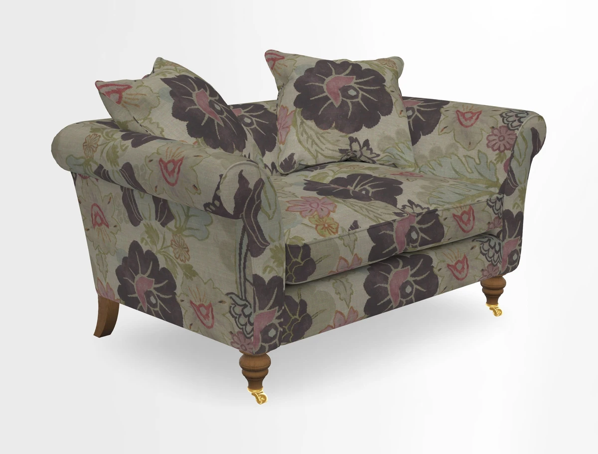 Otley 3 Seater Sofa in RHS Botanicals Palm Leaf Corn