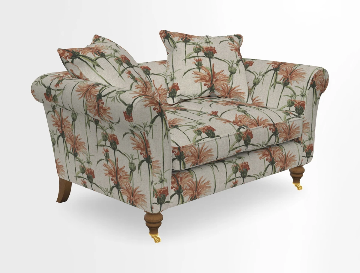 Otley 3 Seater Sofa in RHS Botanicals Palm Leaf Corn