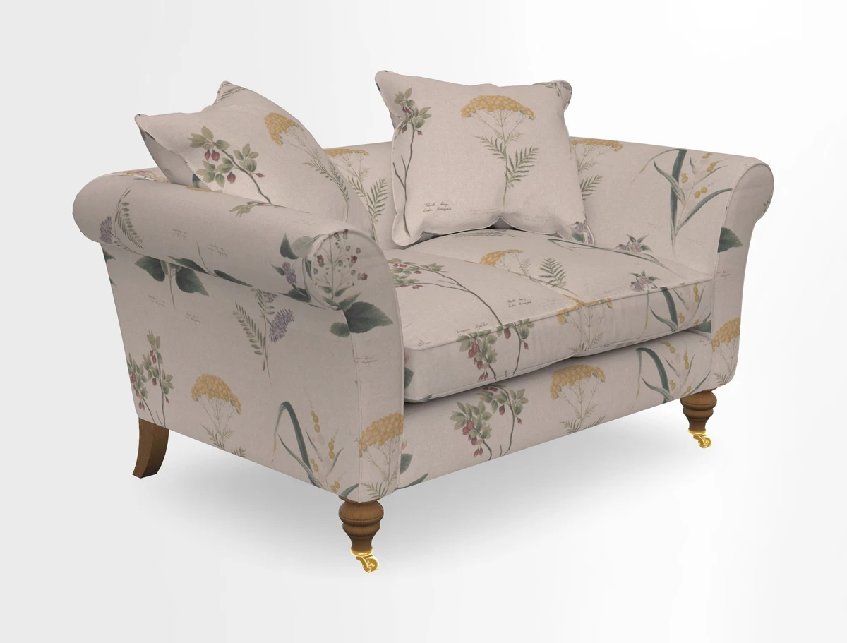 Otley 3 Seater Sofa in RHS Botanicals Palm Leaf Corn