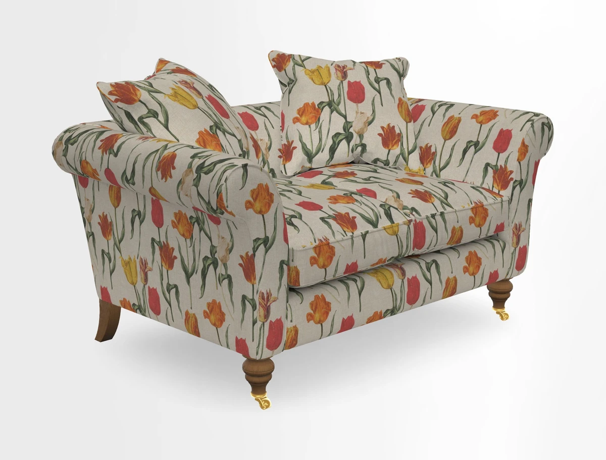 Otley 3 Seater Sofa in RHS Botanicals Palm Leaf Corn