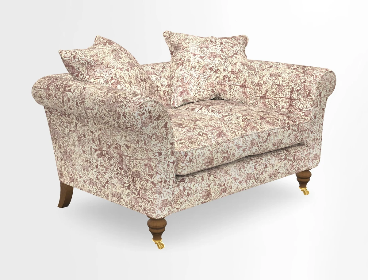 Otley 3 Seater Sofa in RHS Botanicals Palm Leaf Corn