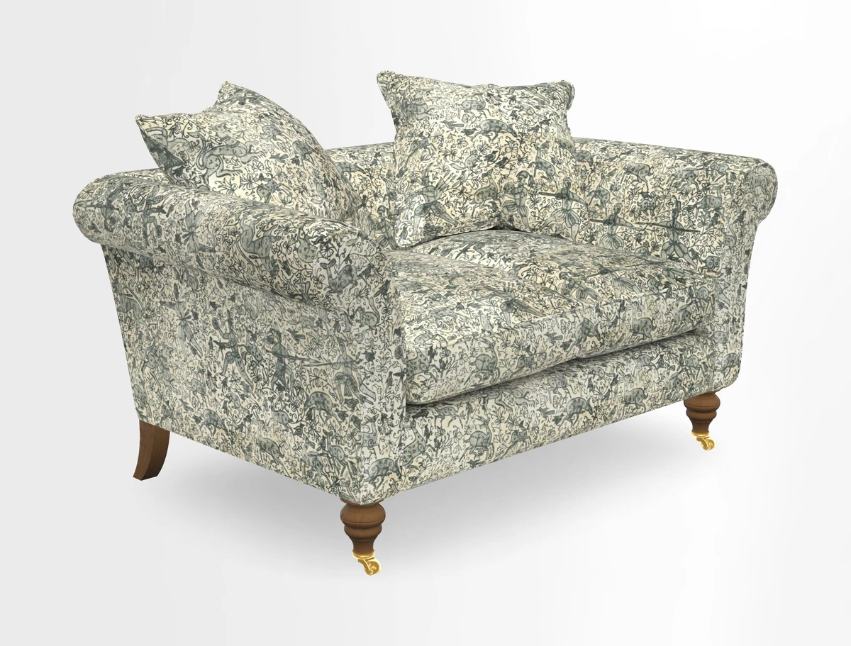 Otley 3 Seater Sofa in RHS Botanicals Palm Leaf Corn