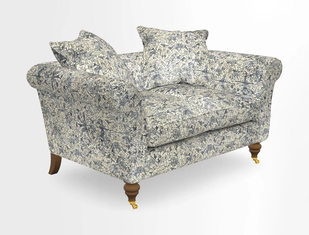 Otley 3 Seater Sofa in RHS Botanicals Palm Leaf Corn
