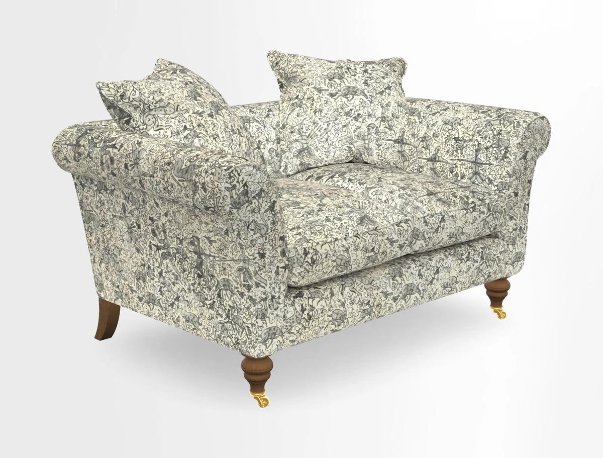 Otley 3 Seater Sofa in RHS Botanicals Palm Leaf Corn