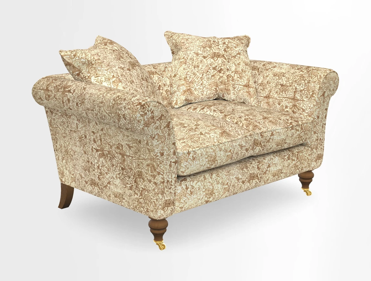 Otley 3 Seater Sofa in RHS Botanicals Palm Leaf Corn