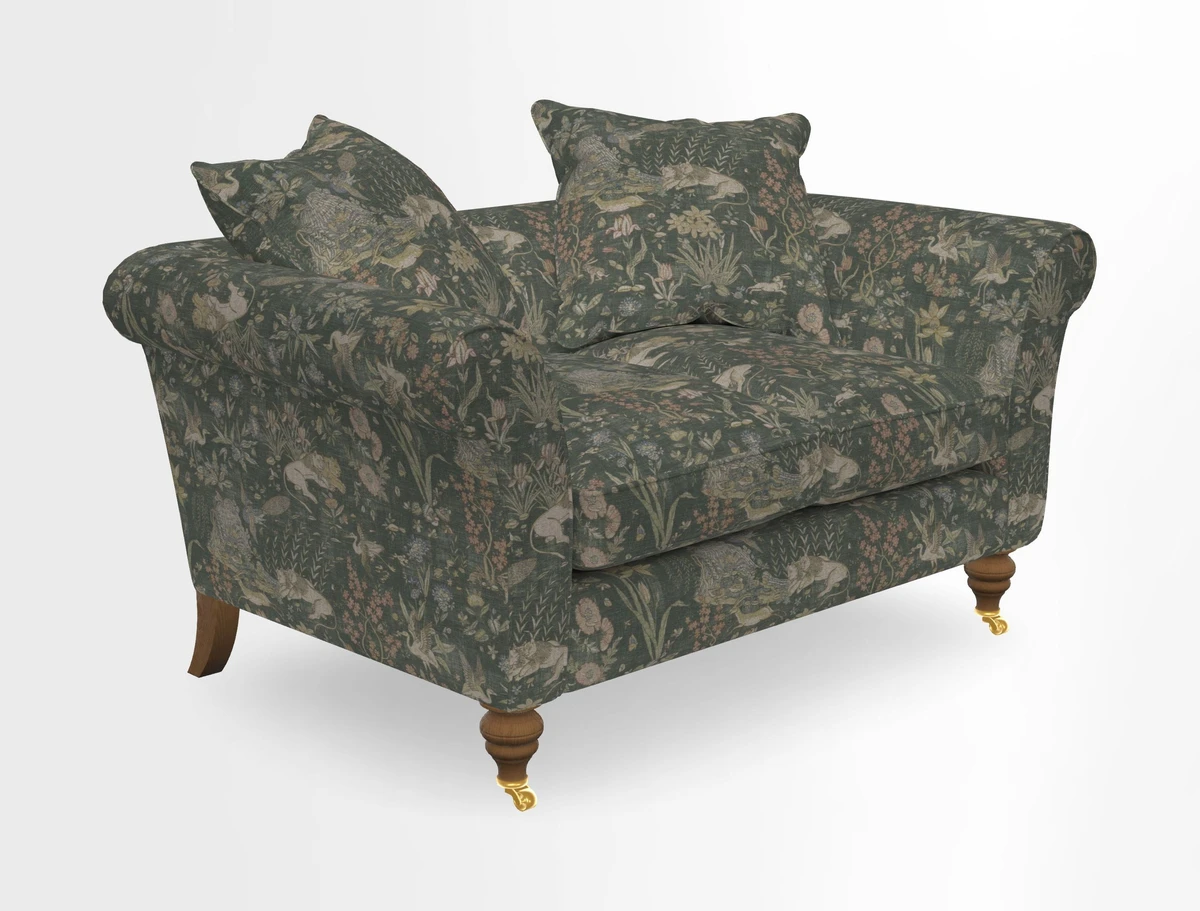 Otley 3 Seater Sofa in RHS Botanicals Palm Leaf Corn