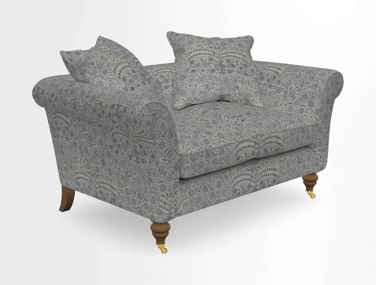 Otley 3 Seater Sofa in RHS Botanicals Palm Leaf Corn