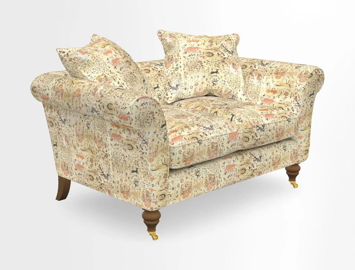 Otley 3 Seater Sofa in RHS Botanicals Palm Leaf Corn