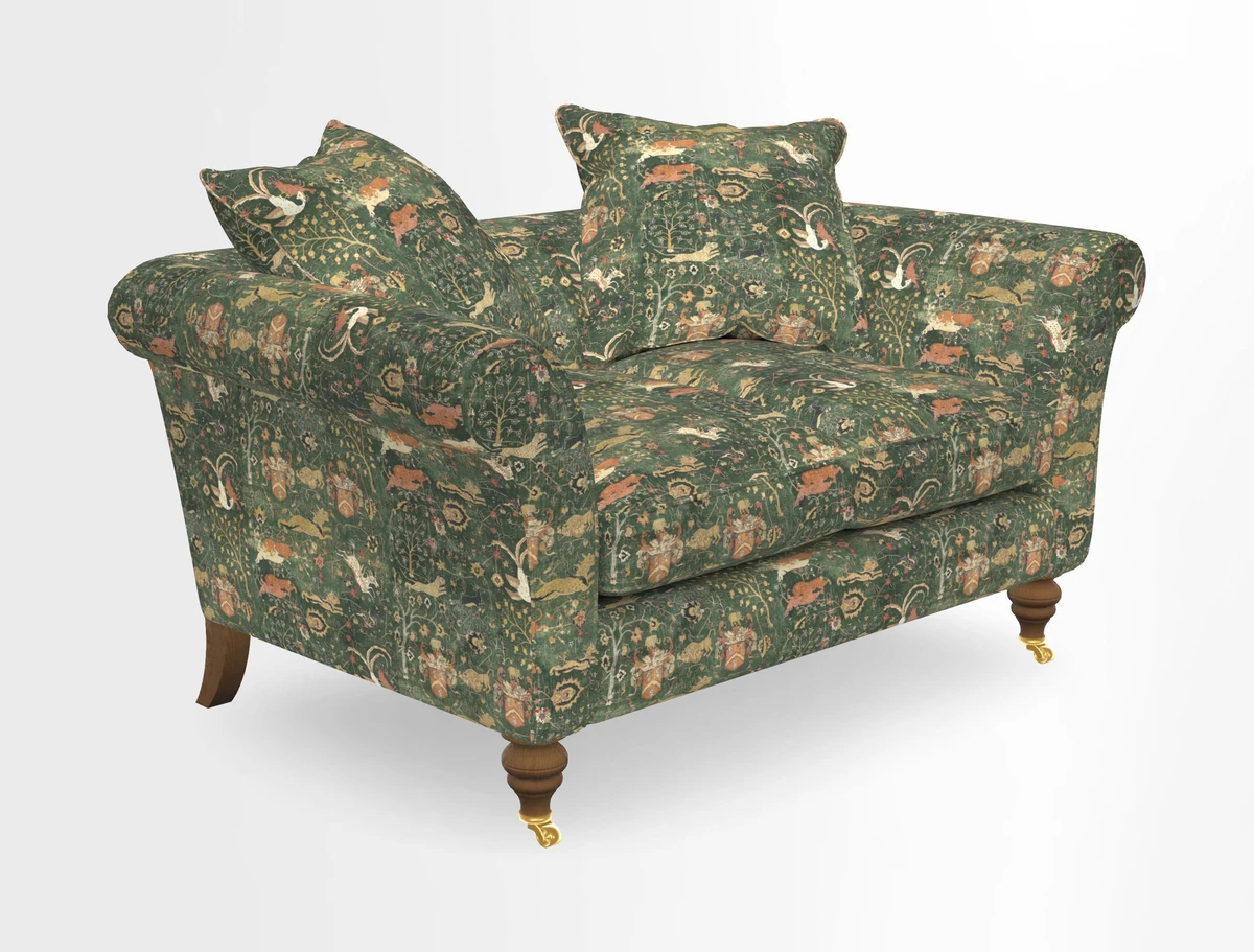 Otley 3 Seater Sofa in RHS Botanicals Palm Leaf Corn
