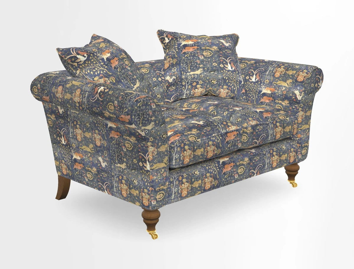 Otley 3 Seater Sofa in RHS Botanicals Palm Leaf Corn