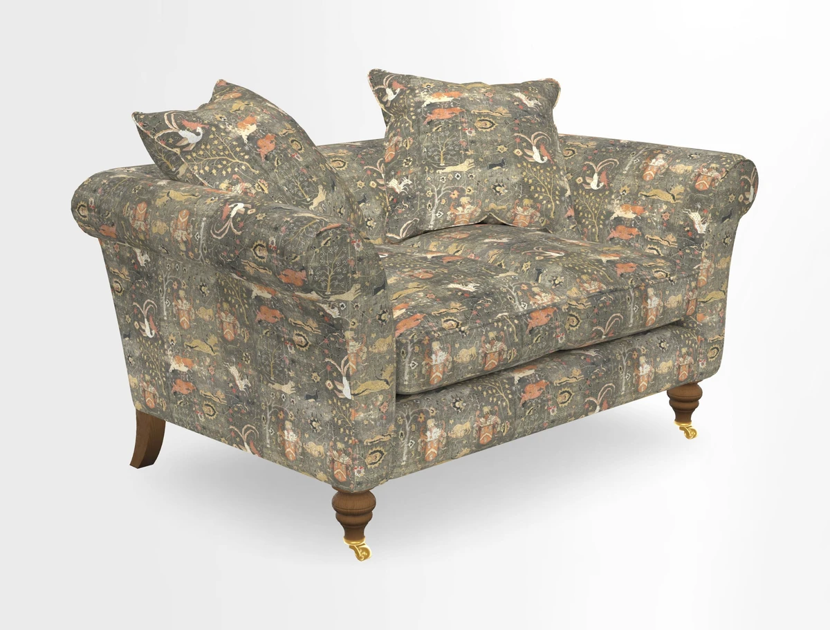 Otley 3 Seater Sofa in RHS Botanicals Palm Leaf Corn