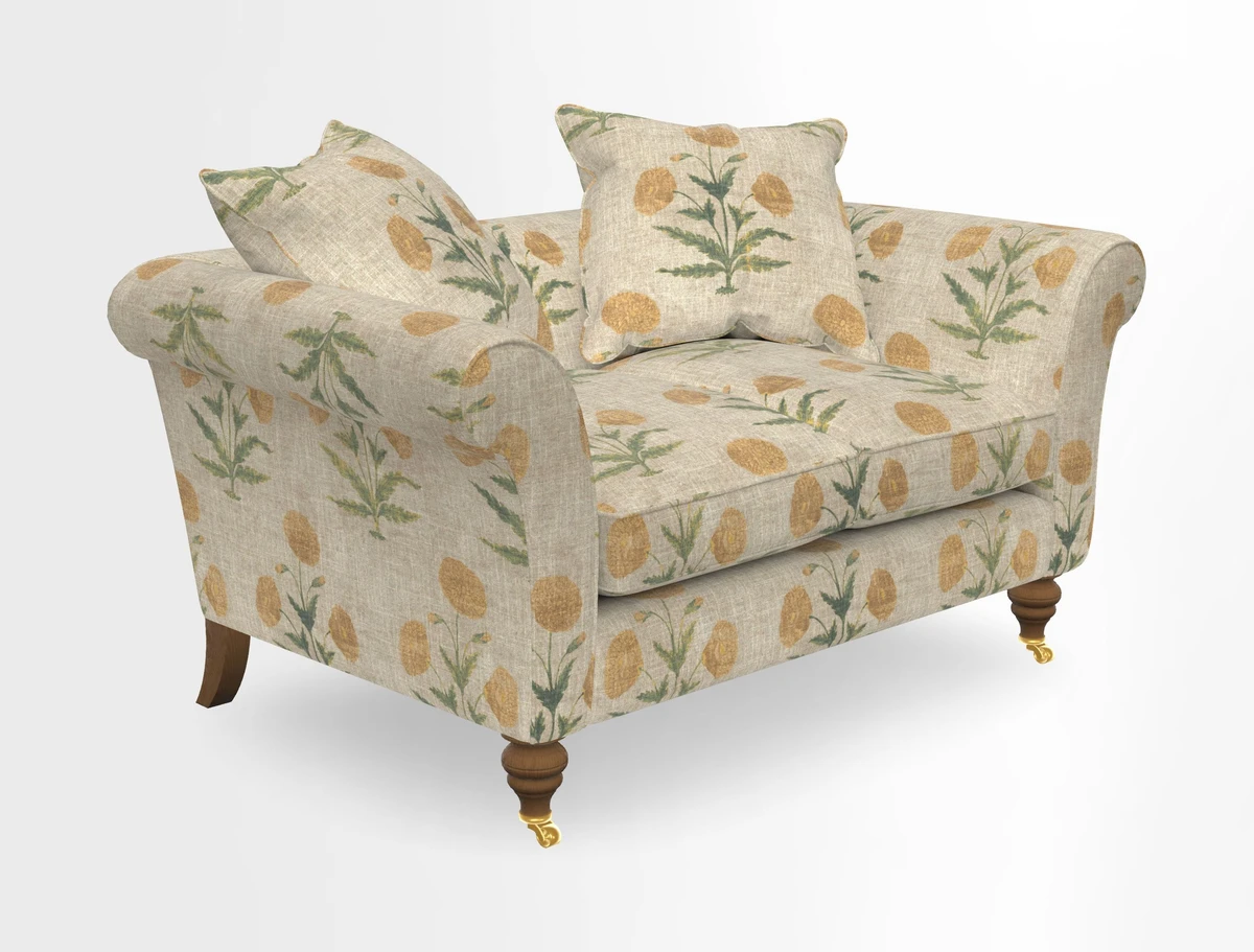 Otley 3 Seater Sofa in RHS Botanicals Palm Leaf Corn