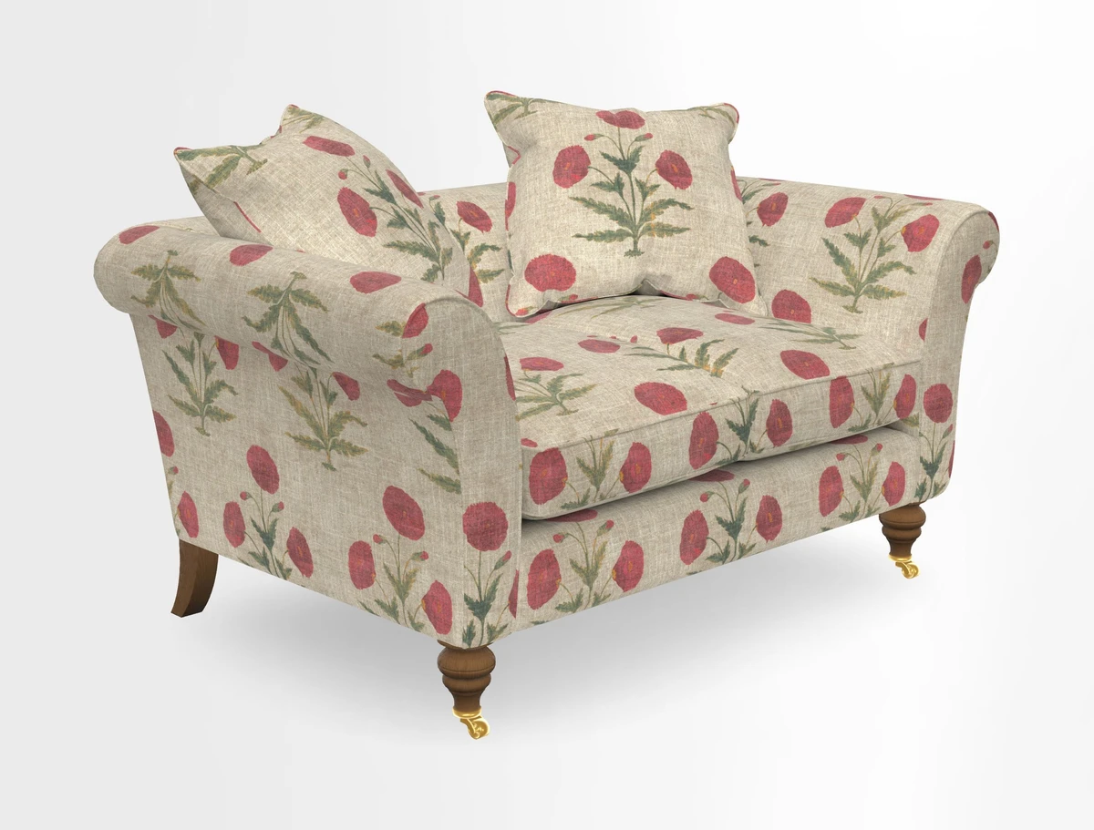 Otley 3 Seater Sofa in RHS Botanicals Palm Leaf Corn