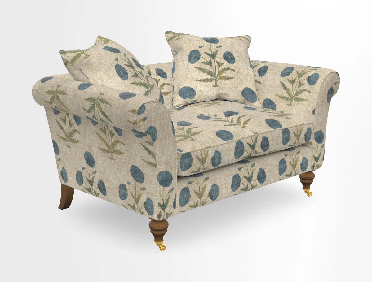 Otley 3 Seater Sofa in RHS Botanicals Palm Leaf Corn