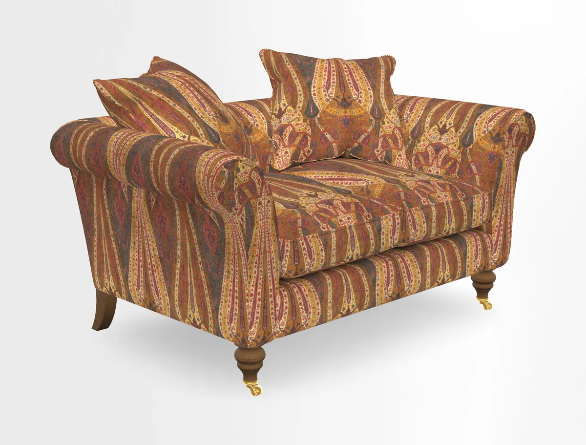 Otley 3 Seater Sofa in RHS Botanicals Palm Leaf Corn