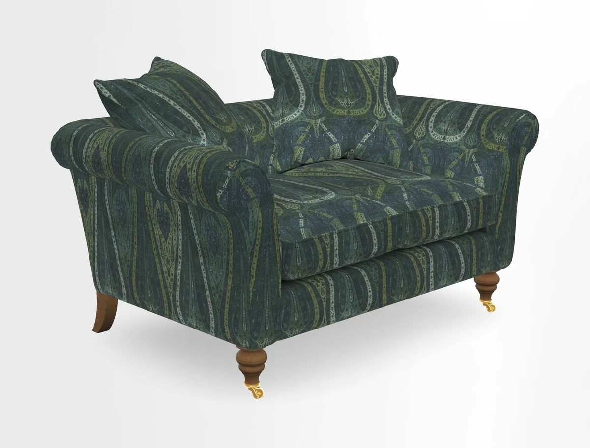 Otley 3 Seater Sofa in RHS Botanicals Palm Leaf Corn