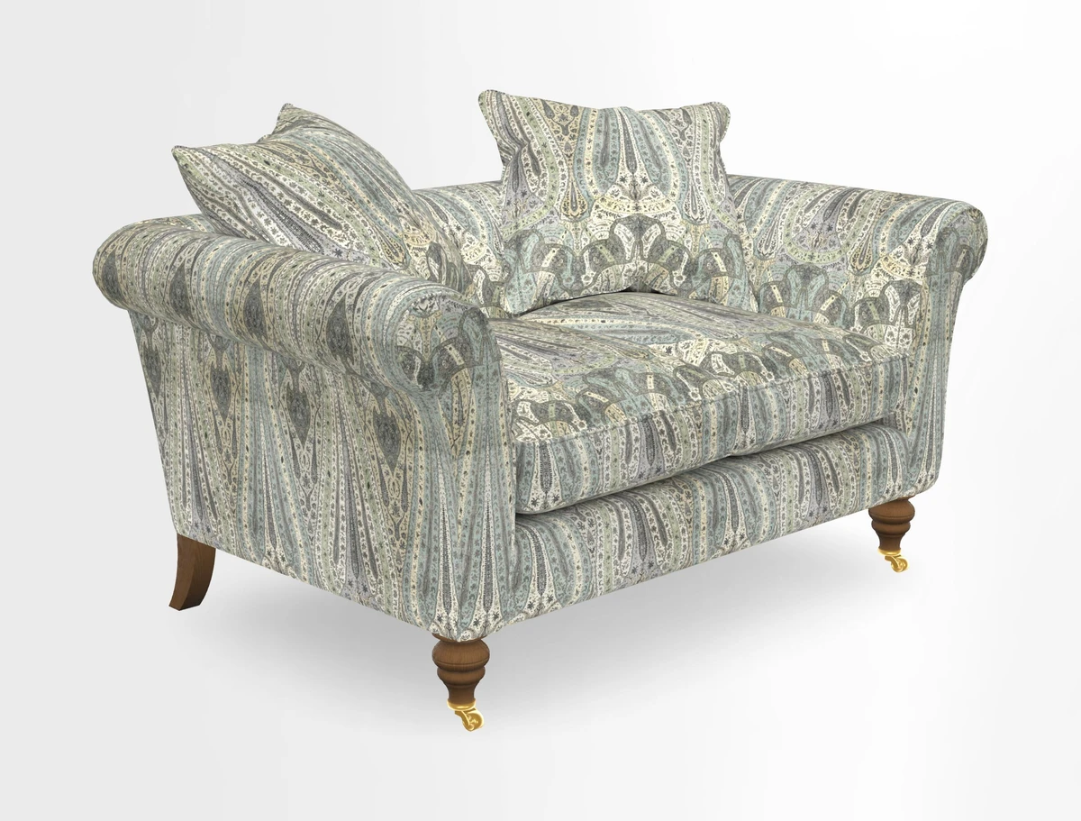 Otley 3 Seater Sofa in RHS Botanicals Palm Leaf Corn