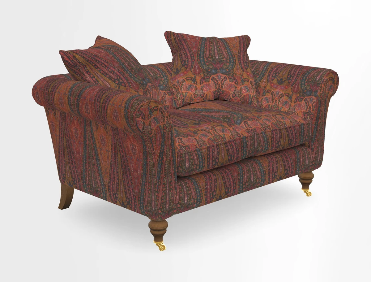 Otley 3 Seater Sofa in RHS Botanicals Palm Leaf Corn