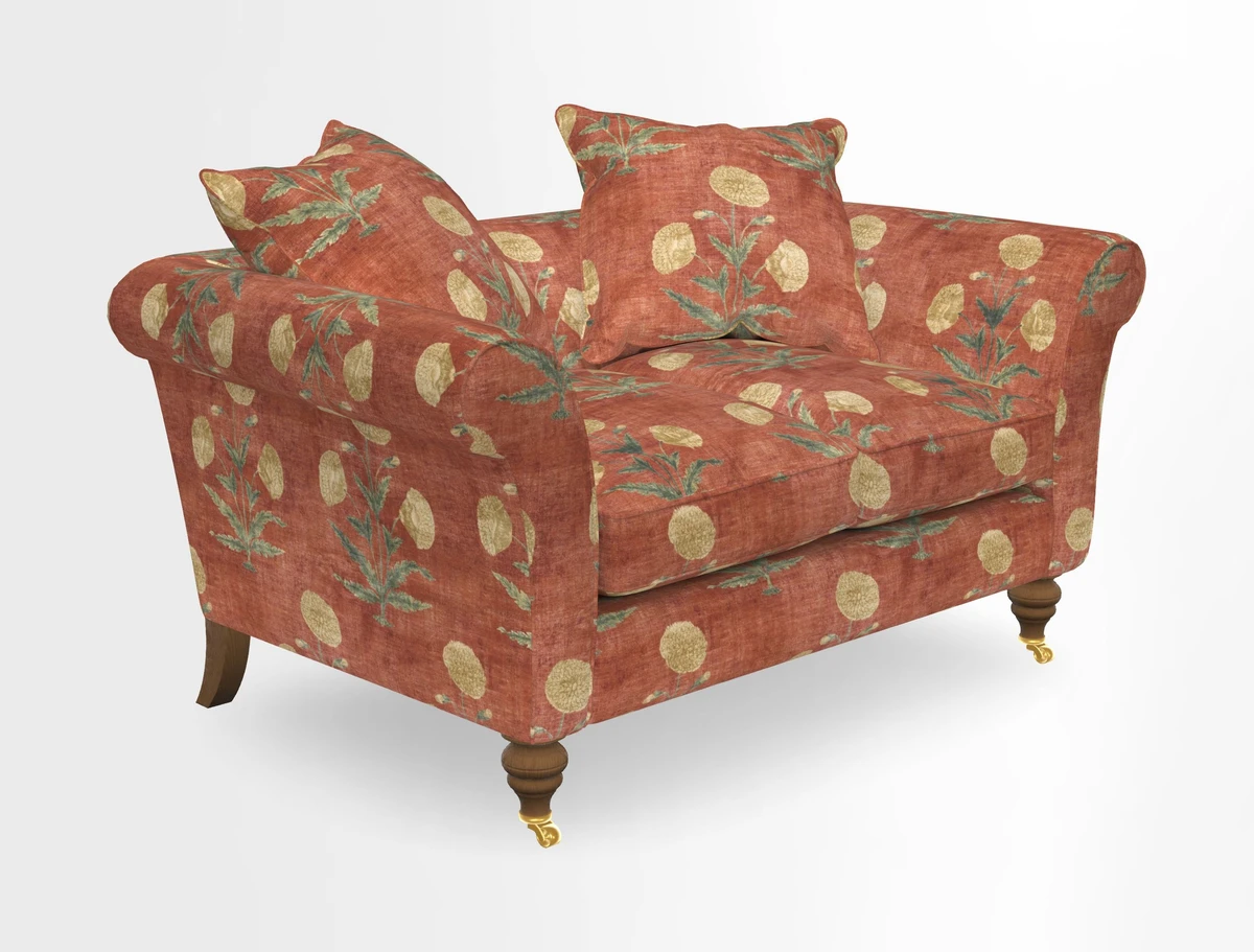 Otley 3 Seater Sofa in RHS Botanicals Palm Leaf Corn