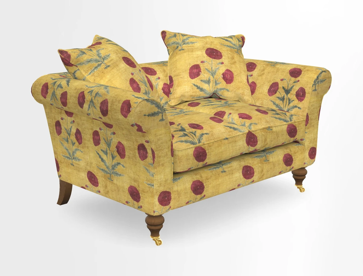 Otley 3 Seater Sofa in RHS Botanicals Palm Leaf Corn