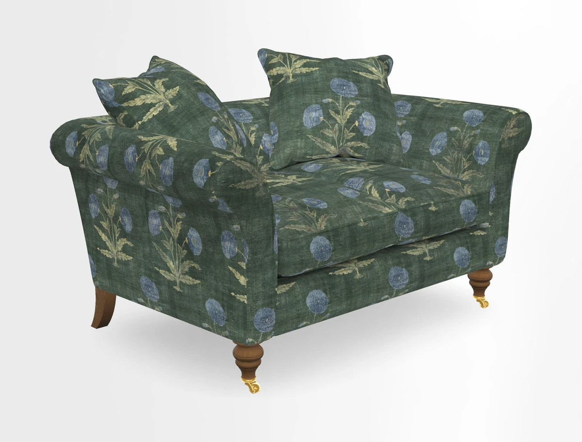 Otley 3 Seater Sofa in RHS Botanicals Palm Leaf Corn