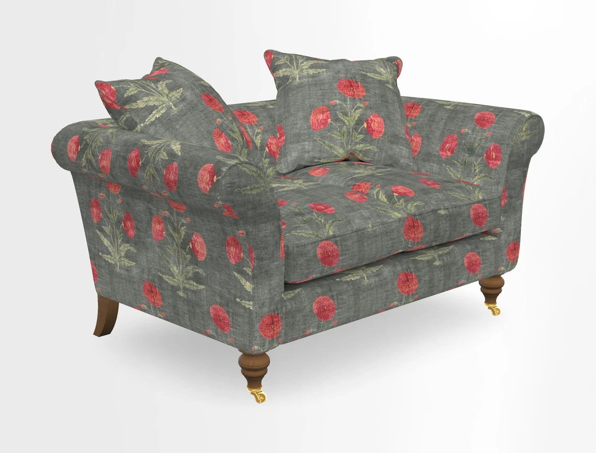Otley 3 Seater Sofa in RHS Botanicals Palm Leaf Corn