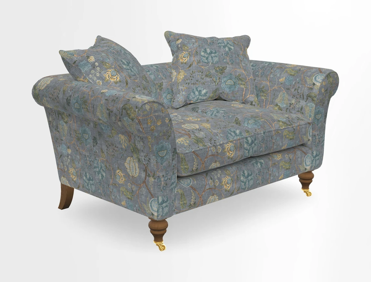 Otley 3 Seater Sofa in RHS Botanicals Palm Leaf Corn