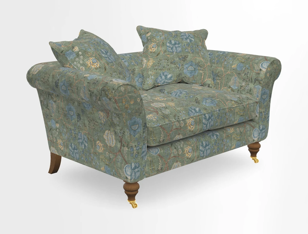 Otley 3 Seater Sofa in RHS Botanicals Palm Leaf Corn