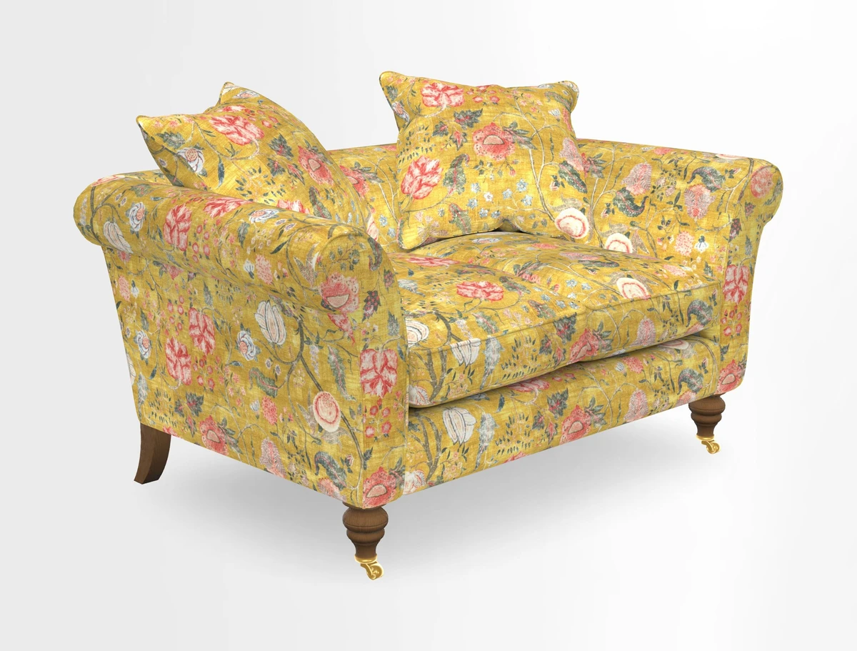 Otley 3 Seater Sofa in RHS Botanicals Palm Leaf Corn