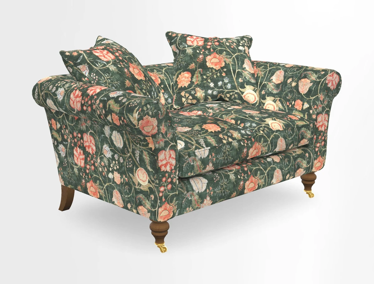 Otley 3 Seater Sofa in RHS Botanicals Palm Leaf Corn