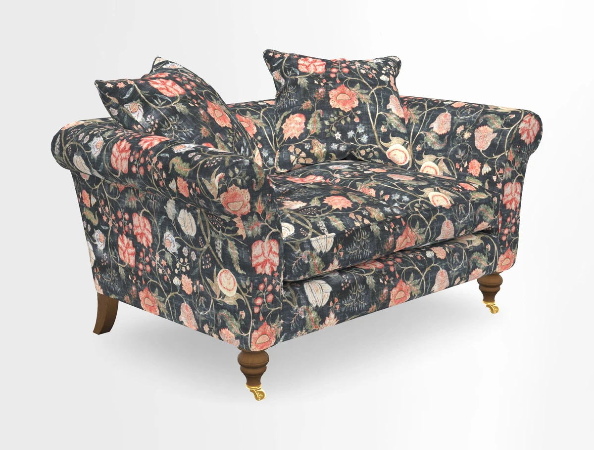 Otley 3 Seater Sofa in RHS Botanicals Palm Leaf Corn