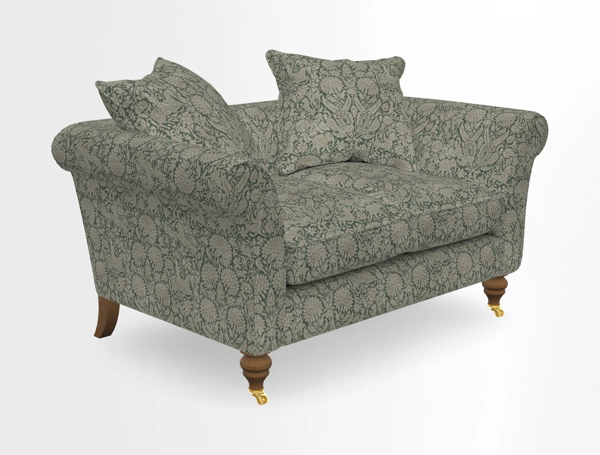 Otley 3 Seater Sofa in RHS Botanicals Palm Leaf Corn