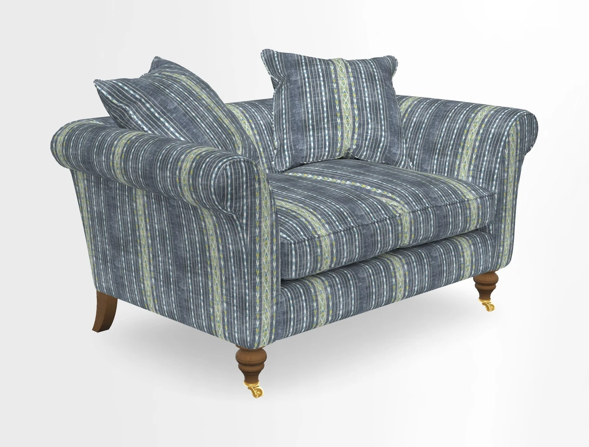 Otley 3 Seater Sofa in RHS Botanicals Palm Leaf Corn